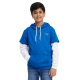 Purple United Kids Boys Blue White Fleece Sweatshirt 